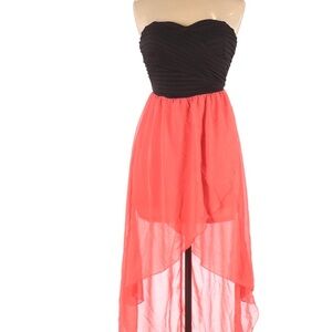 Dizzire Peach and Black Dress